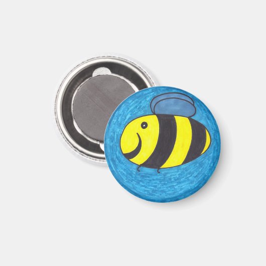 Bee! Magneet (Voorkant / Achterkant)