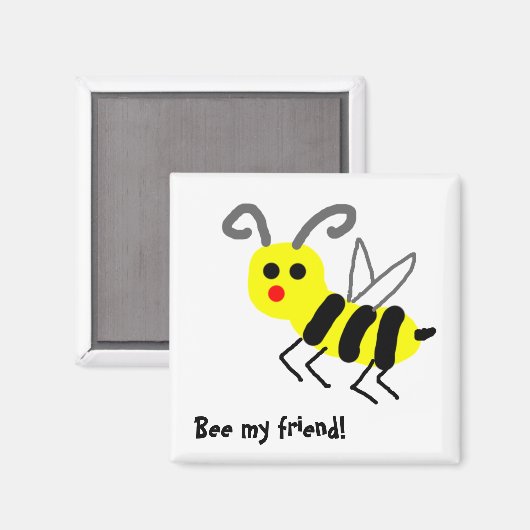 Bee Magnet (Voorkant / Achterkant)