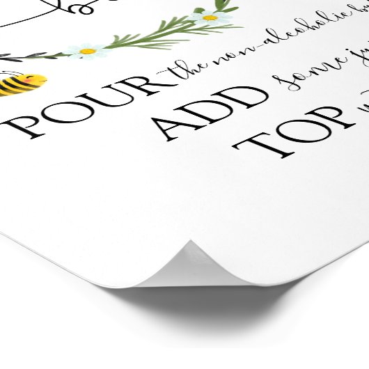 Bee Mam-osa Bar Sign Poster (Hoek)