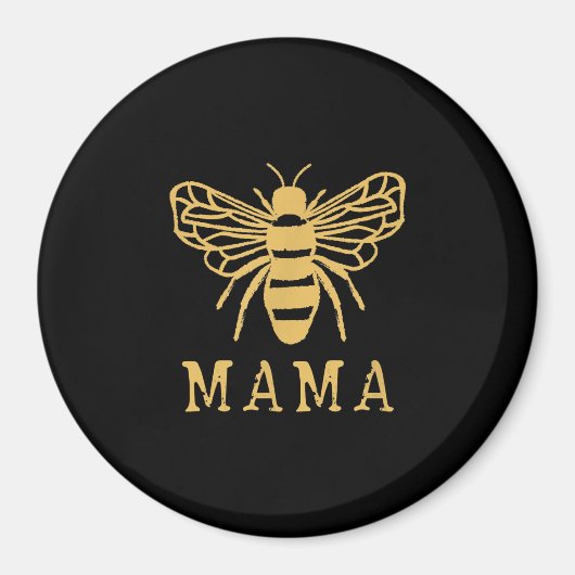 Bee Mama | Mom Gift | Cute Bee Lover Gift Magneet (Voorkant)