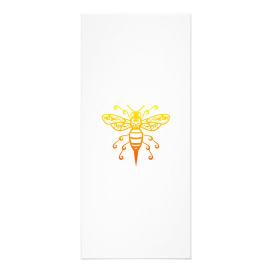 Bee Maori Style Polynesiaans Tribaal Tattoo Gift I Reclamekaart (Voorkant)