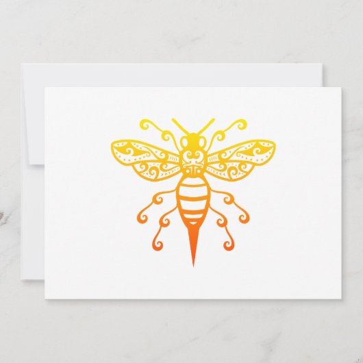 Bee Maori Style Polynesiaans Tribaal Tattoo Gift I Save The Date (Voorkant)