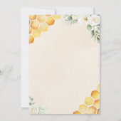 Bee Meant to Bee Couples Douche Code Bruids Kaart (Achterkant)