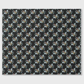 Bee Merry Bumble Bee Christmas Cadeaupapier (Vlak)