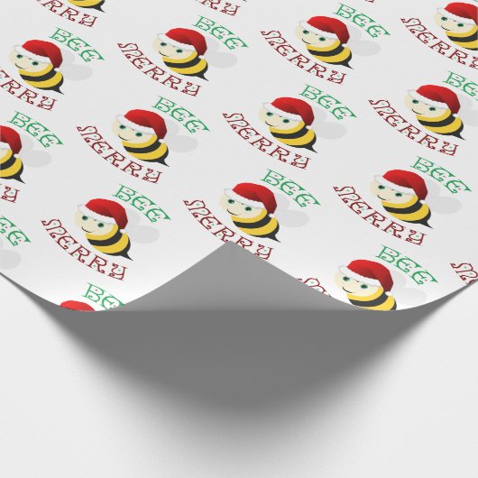 Bee Merry Cadeaupapier (Hoek)