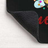 Bee Merry Christmas Bee In Santa Hat Cute Merry Xm Muismat (Hoek)