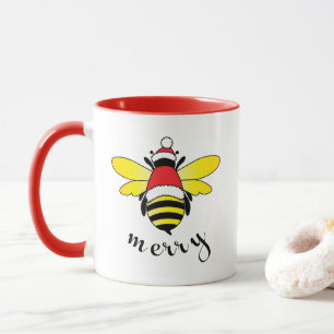 Bee Merry Holiday Cup Mok