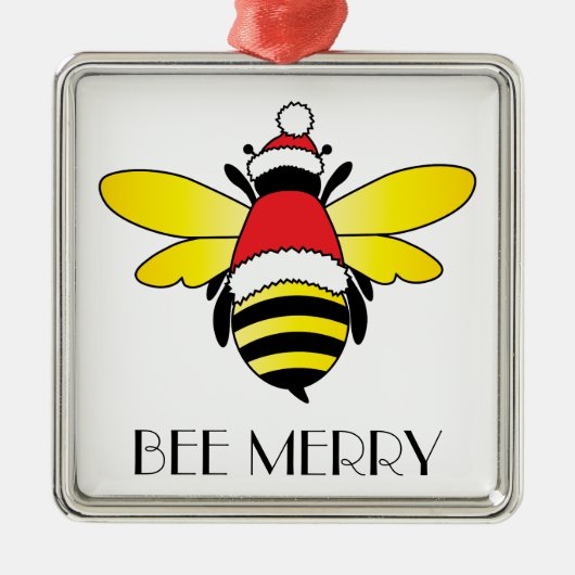 Bee Merry Holiday Ornament (Voorkant)