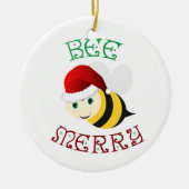 Bee Merry Keramisch Ornament (Voorkant)