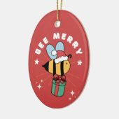 BEE MERRY KERSTBOOM ORNAMENT (Links)
