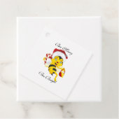 Bee Merry kerstCartoon Bedankjes Labels (In situ)