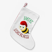 Bee Merry Kleine Kerstsok (Voorkant (Hangend))
