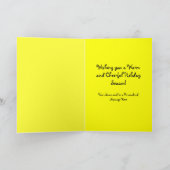 Bee Merry Schattigee Bumblebee Kerst Kaarten (Binnen)