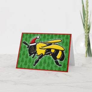 Bee Merry, wenskaart Feestdagen Kaart