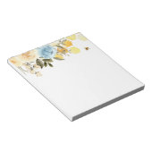 Bee met Honeycomb en Flowers Notitieblok (Schuin)