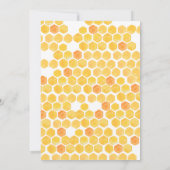 Bee Mexican Geslacht Onthulling Uitnodiging (Achterkant)