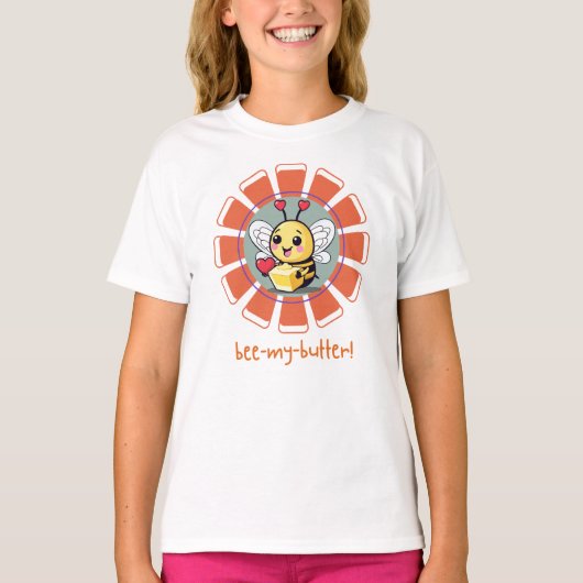 Bee mijn boter t-shirt (Voorkant)