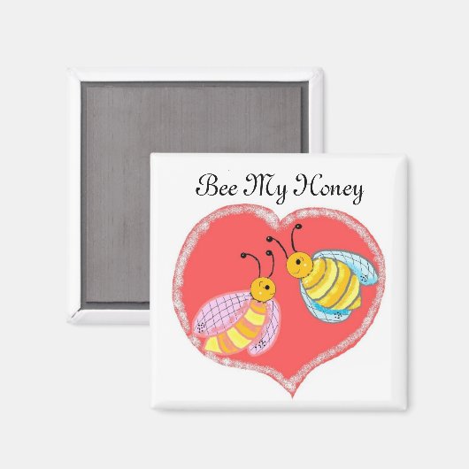 Bee Mijn Honing Magneet (Voorkant / Achterkant)