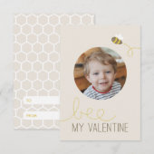 Bee Mijn Valentijn Classroom Valentijn Kaart (Voorkant / Achterkant)