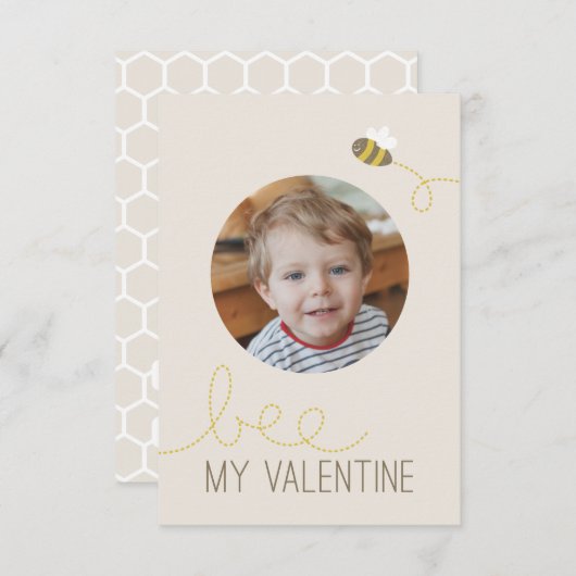 Bee Mijn Valentijn Classroom Valentijn Kaart (Voorkant / Achterkant)