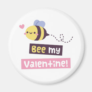 Bee mijn Valentijn, Cute Valentijnsdag Pun Magneet