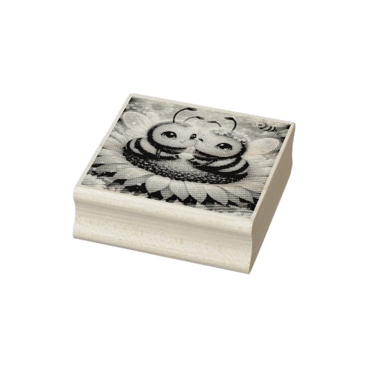 BEE Mijne Zonnebloem Rubberstempel (Stempel)