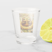 BEE Mijne Zonnebloem Shot Glas (Achterkant)