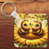 BEE Mijne Zonnebloem Sleutelhanger (Voorkant)