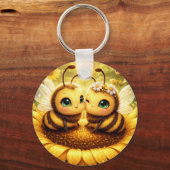 BEE Mijne Zonnebloem Sleutelhanger (Voorkant)