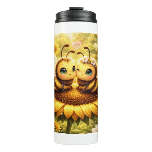BEE Mijne Zonnebloem Thermosbeker (Voorkant)