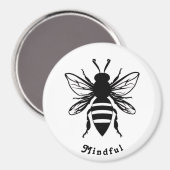  Bee Mindful Magnet (Voorkant / Achterkant)