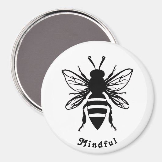  Bee Mindful Magnet (Voorkant / Achterkant)