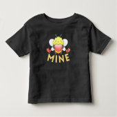 BEE MINE - BE MINE FUNNY VALENTINE DAAG KINDER SHIRTS (Voorkant)