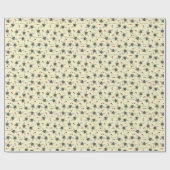 Bee Mine Be My Valentijn Bees and Hearts Yellow Cadeaupapier (Vlak)