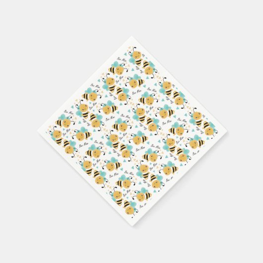 Bee Mine Bumblebeenpatroon Servet (Hoek)