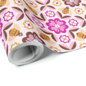 Bee Mine Cadeaupapier (Rol Hoek)