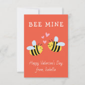 BEE MINE Classroom valentijn Red Note Card Bedankkaart (Voorkant)