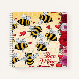 Bee Mine Floral Love Lijst Notitieboek