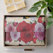 Bee Mine Floral Love Lijst Tissuepapier (Geschenk)