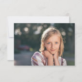 Bee Mine Flowers Roze Rode Klaslokaal Valentijn Ka Kaart (Achterkant)