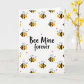 Bee Mine Forever Love Card Kaart (Gele Bloem)