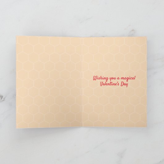 Bee Mine? Funny Valentijn Card Kaart (Binnen)