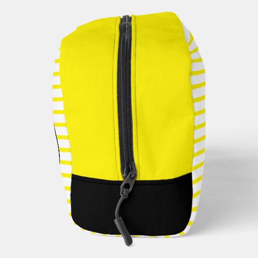 Bee Mine Gestreepte Reiszak Toilettasje (Rechts)