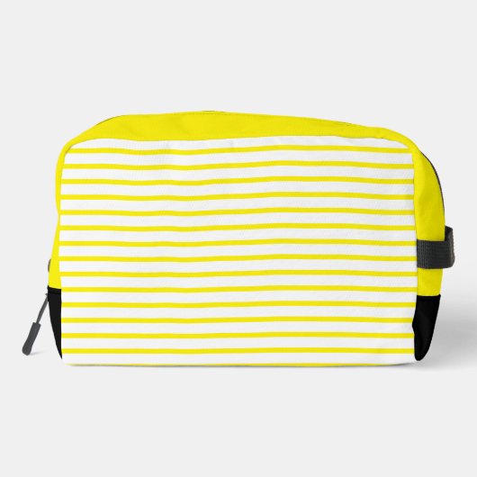 Bee Mine Gestreepte Reiszak Toilettasje (Achterkant)