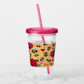 Bee Mine Golden Honey Acryl Drinkbeker (Links)