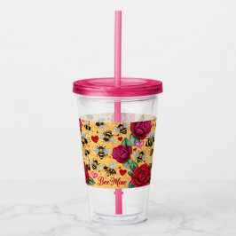 Bee Mine Golden Honey Acryl Drinkbeker