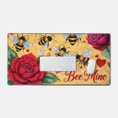 Bee Mine Golden Honey Love Bureaumat (Keyboard & Muis)