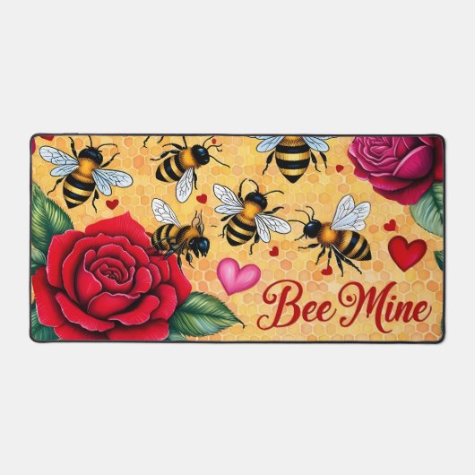 Bee Mine Golden Honey Love Bureaumat (Voorkant)