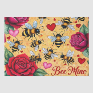 Bee Mine Golden Honey Love Tissuepapier