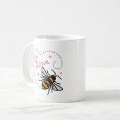 Bee Mine Heart Valentijnsdag Koffiemok (Voorkant links)